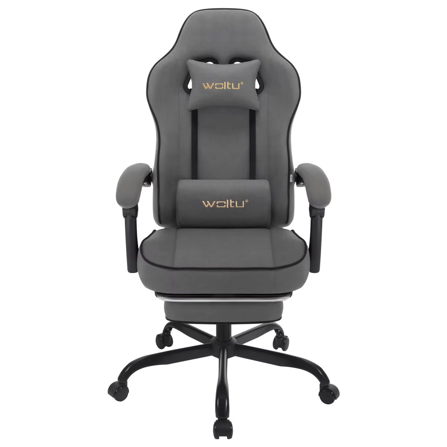 Swivel Gamer Chair Gaming Chair Ergonomic Office Computer Chair with Lumbar Cushion Pillow Footrest