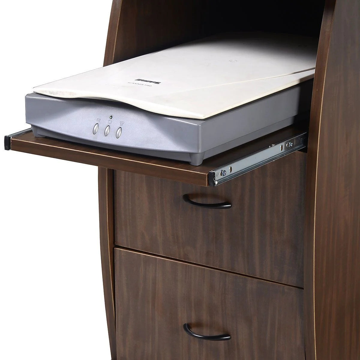 Schreibtisch Computertisch Bürotisch Mit Druckerablage Tastaturauszug