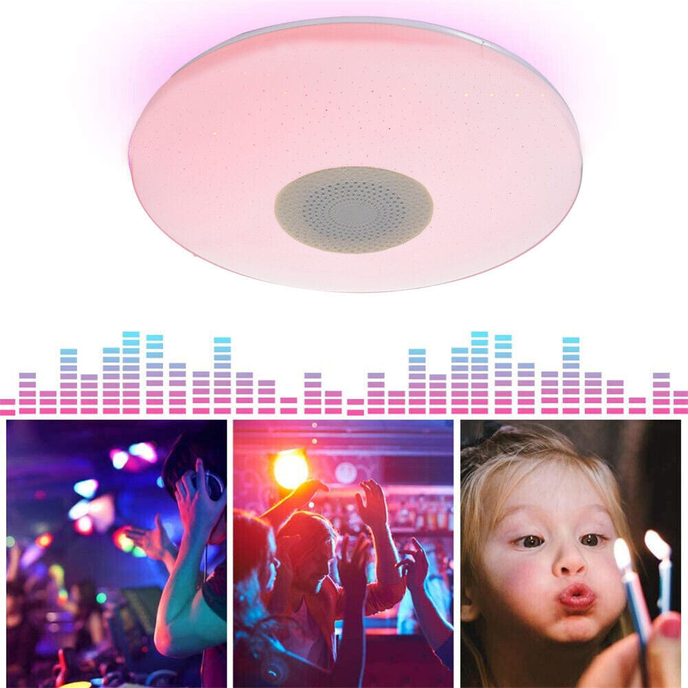 48W Mit Fernbedienung LED Deckenleuchte Dimmbar Deckenlampe Wohnzimmer Badlampe