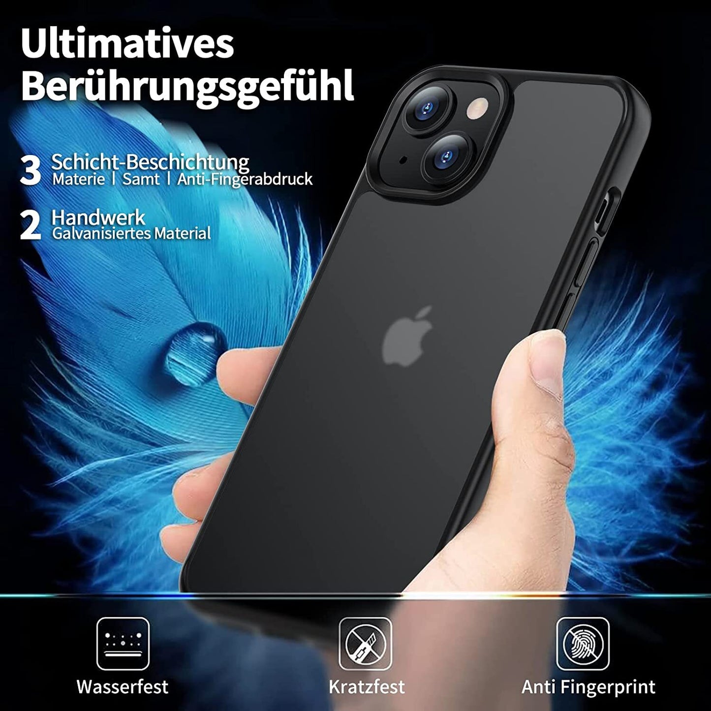 Hülle Für Iphone 15 14 13 12 11 Pro Max TPU Handy Case Display Kamera Schutz