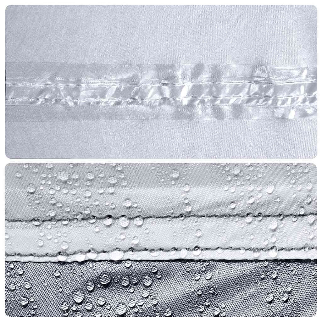 Kuppel-Campingzelt 3 Personen Weiß Verdunkelt Quick Release