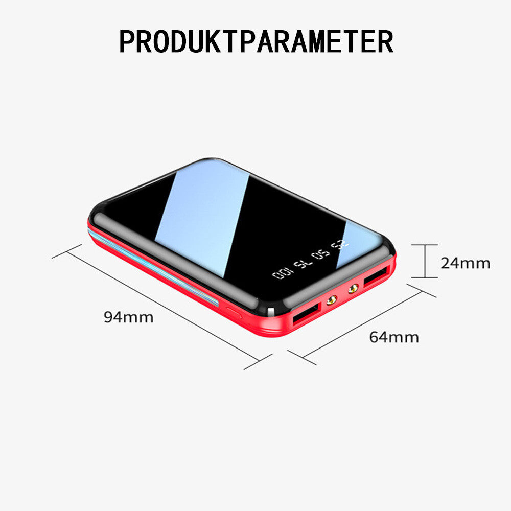 10000Mah Powerbank Externer Batterie Ladegerät Zusatzakku 2USB Für Alle Handy DE