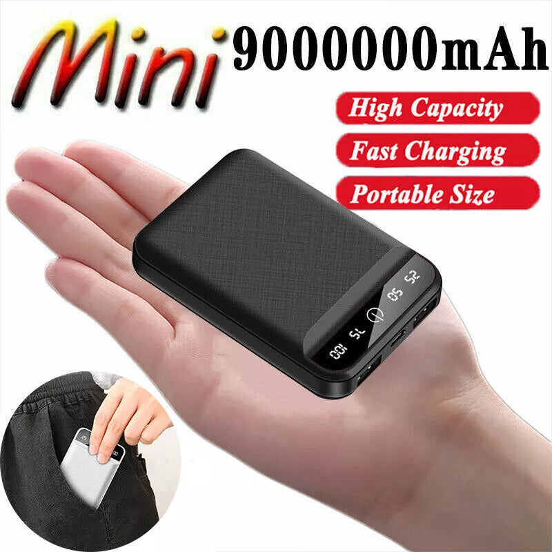 10000Mah Powerbank Externer Batterie Ladegerät Zusatzakku 2USB Für Alle Handy DE