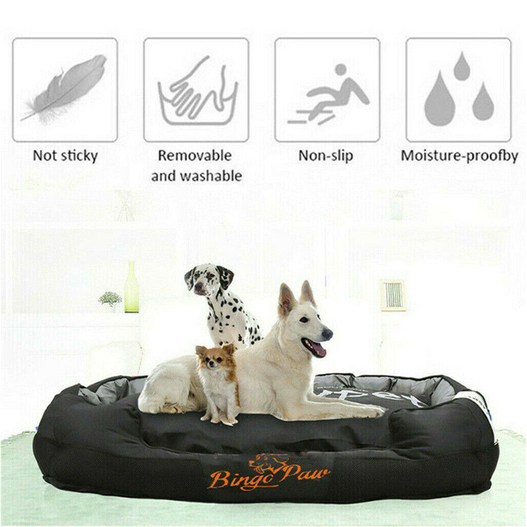 Hundebett XXL Hundekrob Hundesofa Schlafplatz Kissen Super Weich Für Große Hunde
