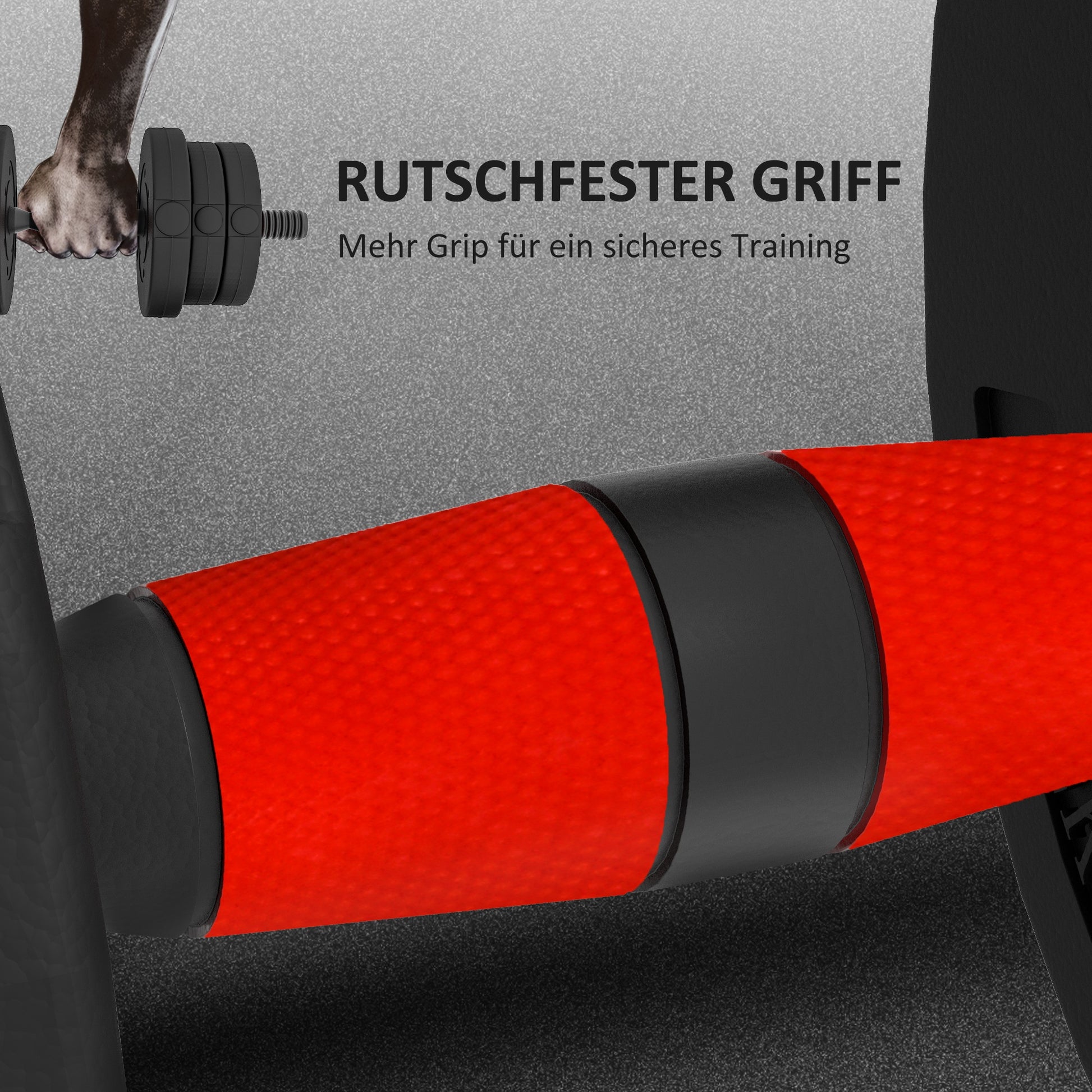 2 in 1 Hanteln Set Verstellbare Kurzhantel & Langhantel Fitness