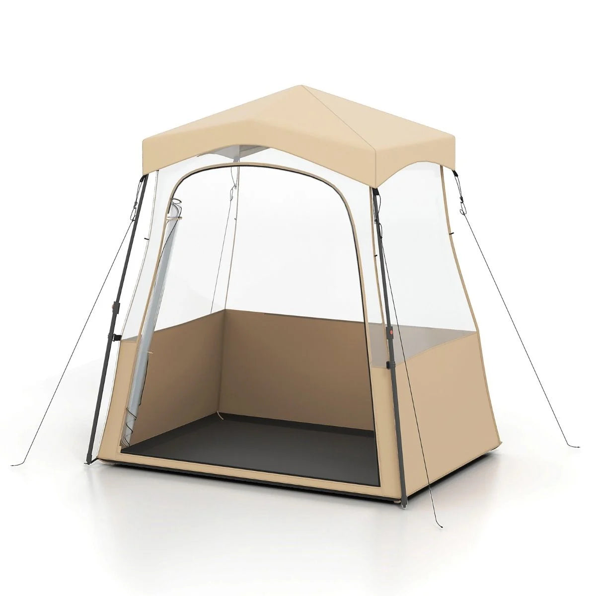 Sportzelt Transparentes Zelt Mit Klarer Sicht & Robustes Gestell & Tragetasche 183 X 135 X 175 Cm