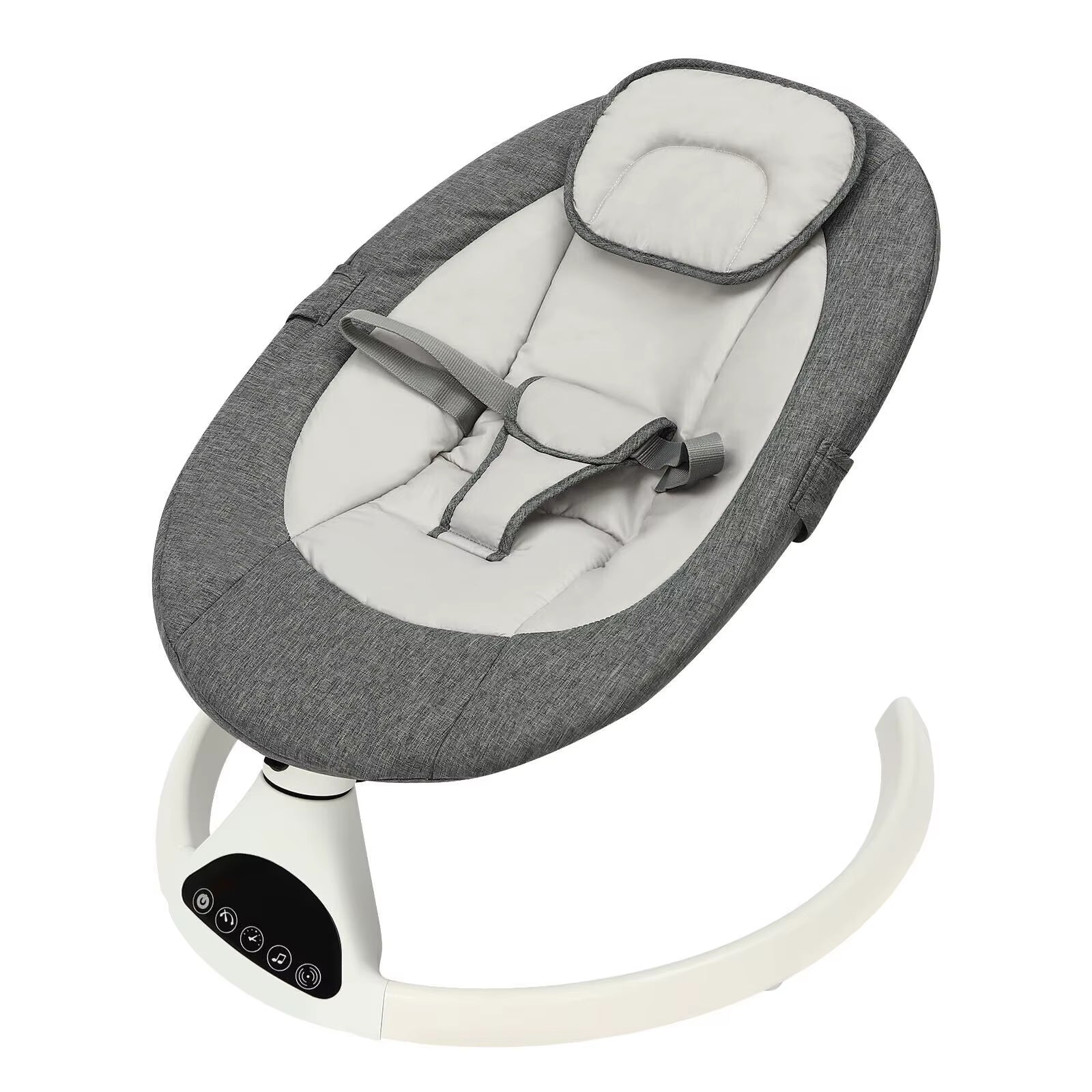 Electric Baby Bouncer Swing Bluetooth Music Cradle Rocker Chair Toddler