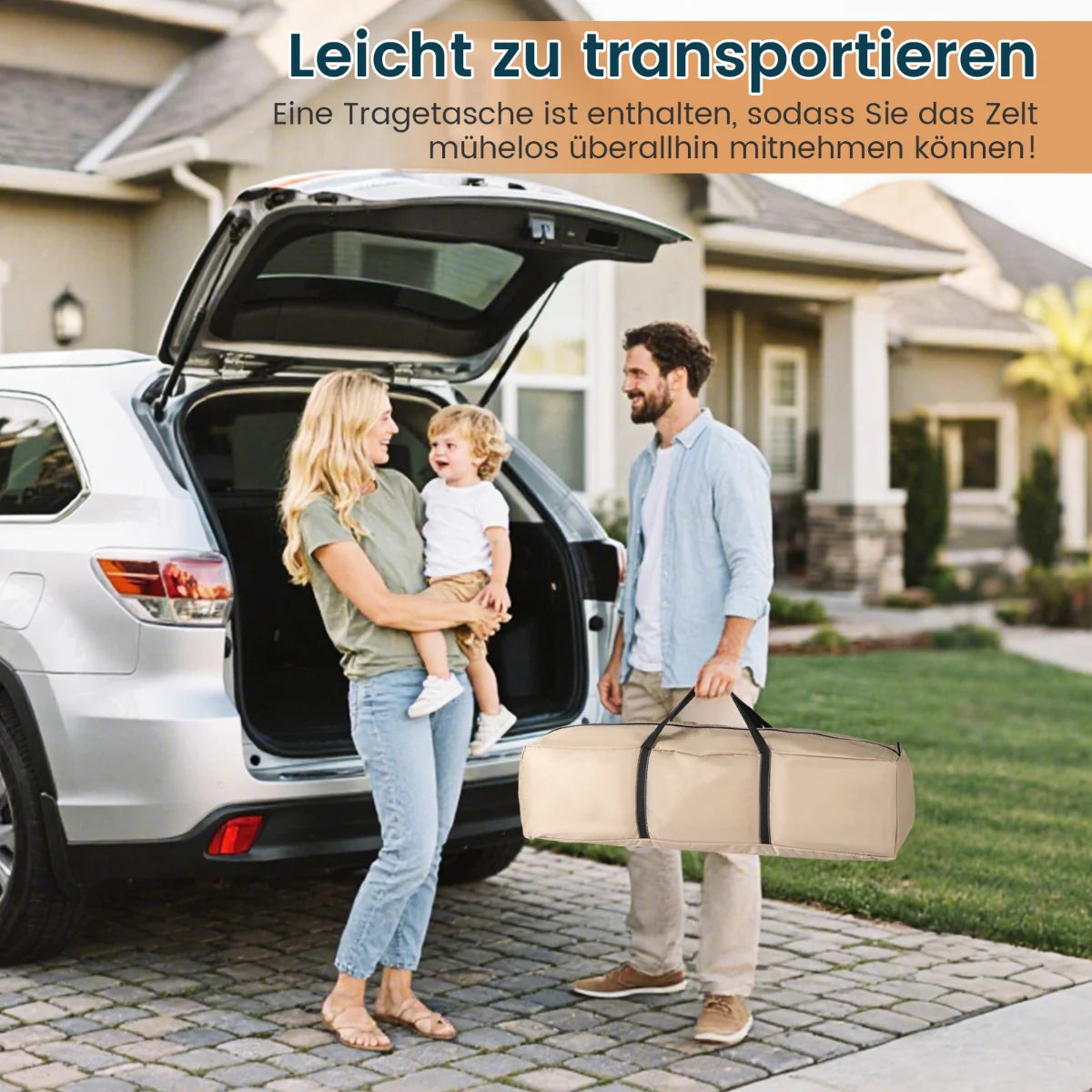 Sportzelt Transparentes Zelt Mit Klarer Sicht & Robustes Gestell & Tragetasche 183 X 135 X 175 Cm