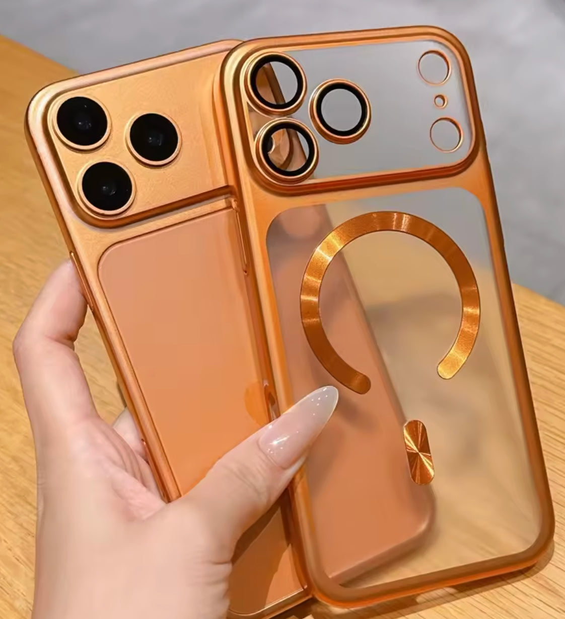 Magsafe Handy Hülle Mit Kameraschutz Iphone 17 17 Pro 17 Pro Max Cosmic Orange ✅