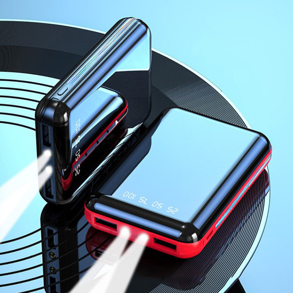 10000Mah Powerbank Externer Batterie Ladegerät Zusatzakku 2USB Für Alle Handy DE