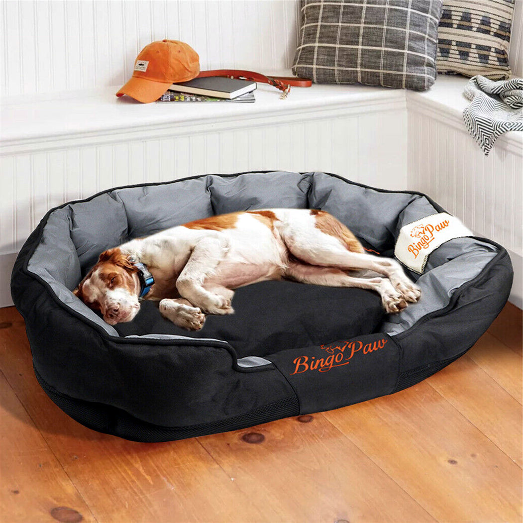Hundebett XXL Hundekrob Hundesofa Schlafplatz Kissen Super Weich Für Große Hunde