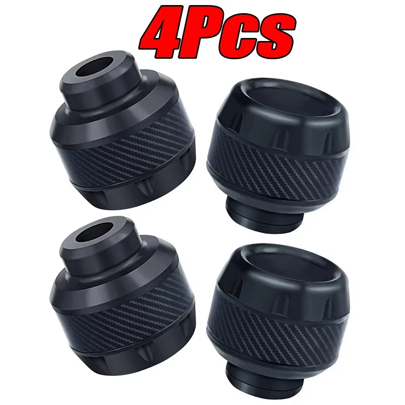 4Pcs Universal Motorcycle Wheel Protection Crash Pad Motorbike Crash Protectors Alloy Motocross Falling Front Fork Slider Cups