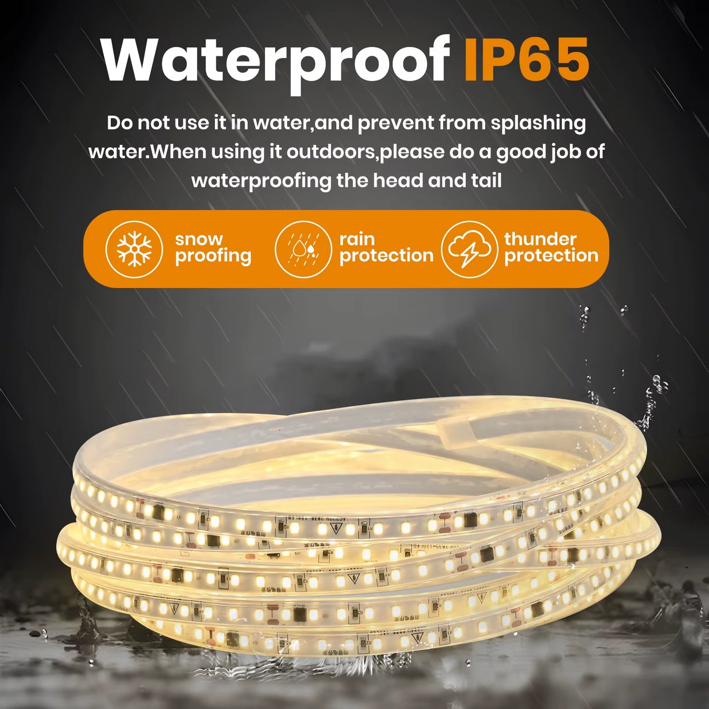 220V LED Strip Lights,120Leds/M Led Ribbon Adhesive,Flexible Outdoor Lamp Waterproof LED Tape,Kitchen,Home Room Indoor Lighting