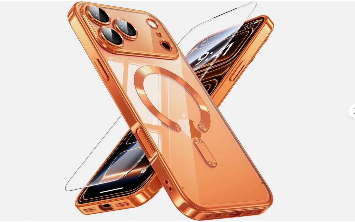 Magsafe Handy Hülle Mit Kameraschutz Iphone 17 17 Pro 17 Pro Max Cosmic Orange ✅