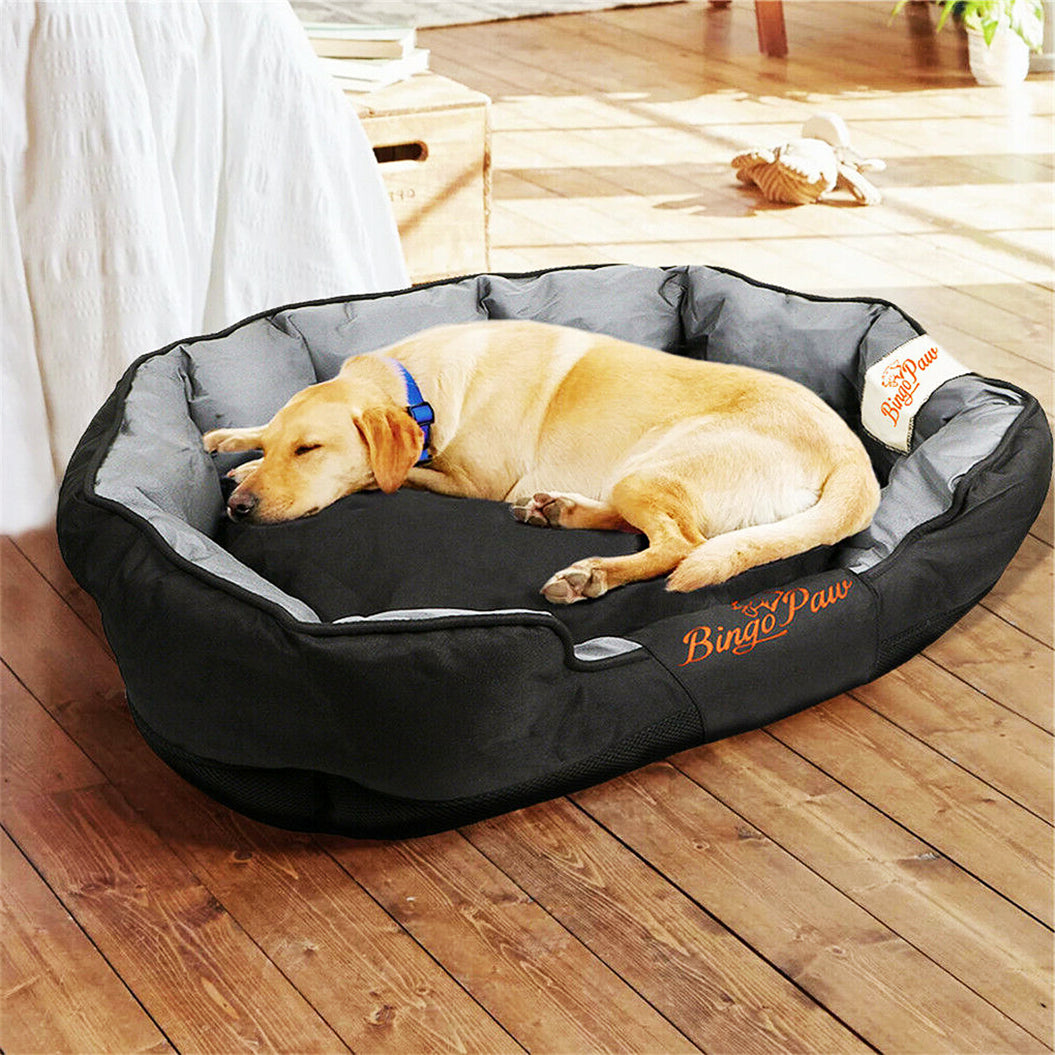 Hundebett XXL Hundekrob Hundesofa Schlafplatz Kissen Super Weich Für Große Hunde
