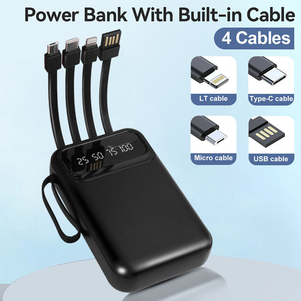900000Mah Powerbank Externer Batterie Ladegerät Zusatzakku 4 USB Für Alle Handy