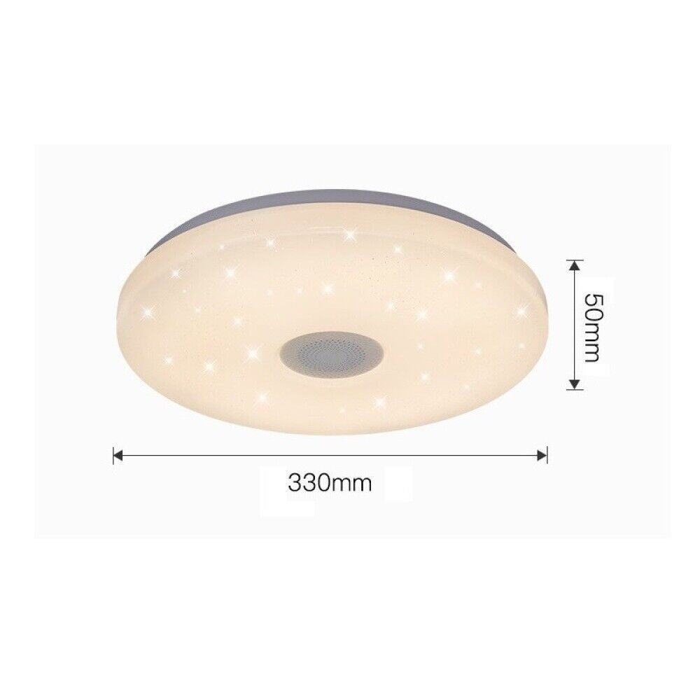 48W Mit Fernbedienung LED Deckenleuchte Dimmbar Deckenlampe Wohnzimmer Badlampe