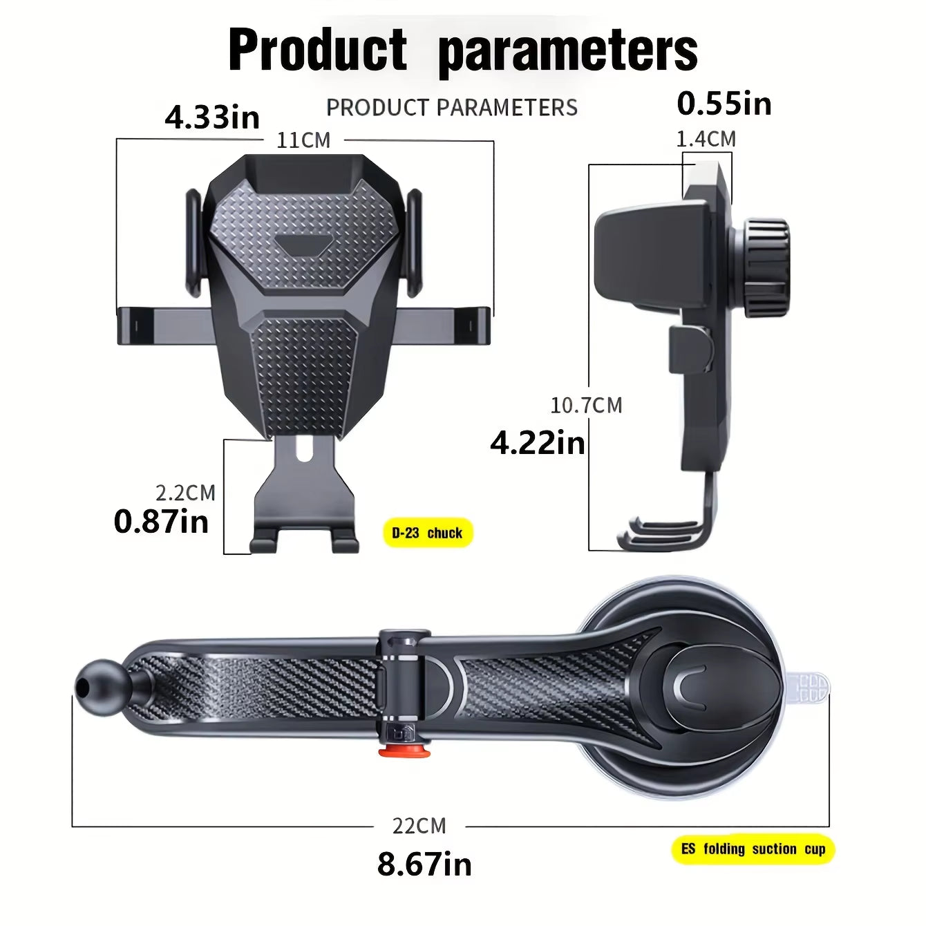 Car Phone Holder Stand Gravity Dashboard Phone Holder Universial Mobile Phone Support for Iphone 13 12 Pro Xiaomi Samsung
