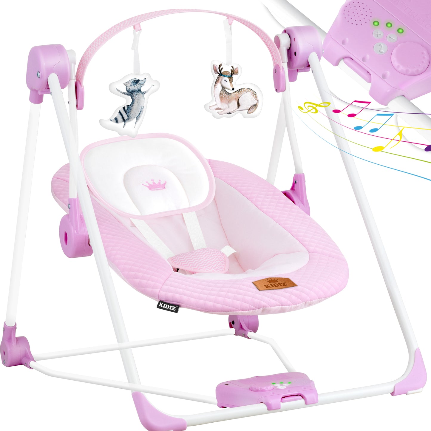 KIDIZ® Babywippe Schaukelwippe Babyschaukel Spielbogen Babywiege Liege Wippe