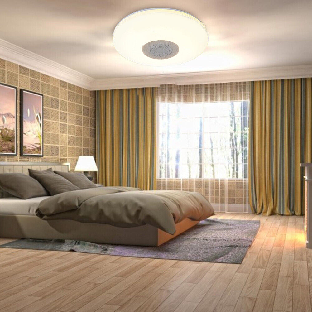 48W Mit Fernbedienung LED Deckenleuchte Dimmbar Deckenlampe Wohnzimmer Badlampe