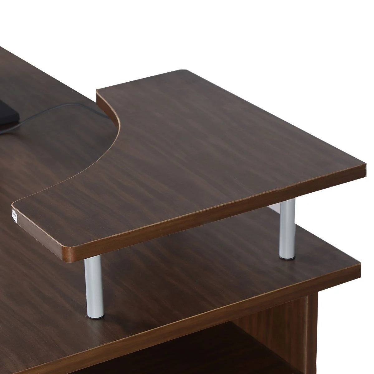 Schreibtisch Computertisch Bürotisch Mit Druckerablage Tastaturauszug