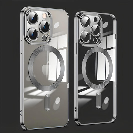 Magsafe Hülle Für Iphone 16 15 14 13 12 Pro Max Kamera Schutz Hülle Magnet Case