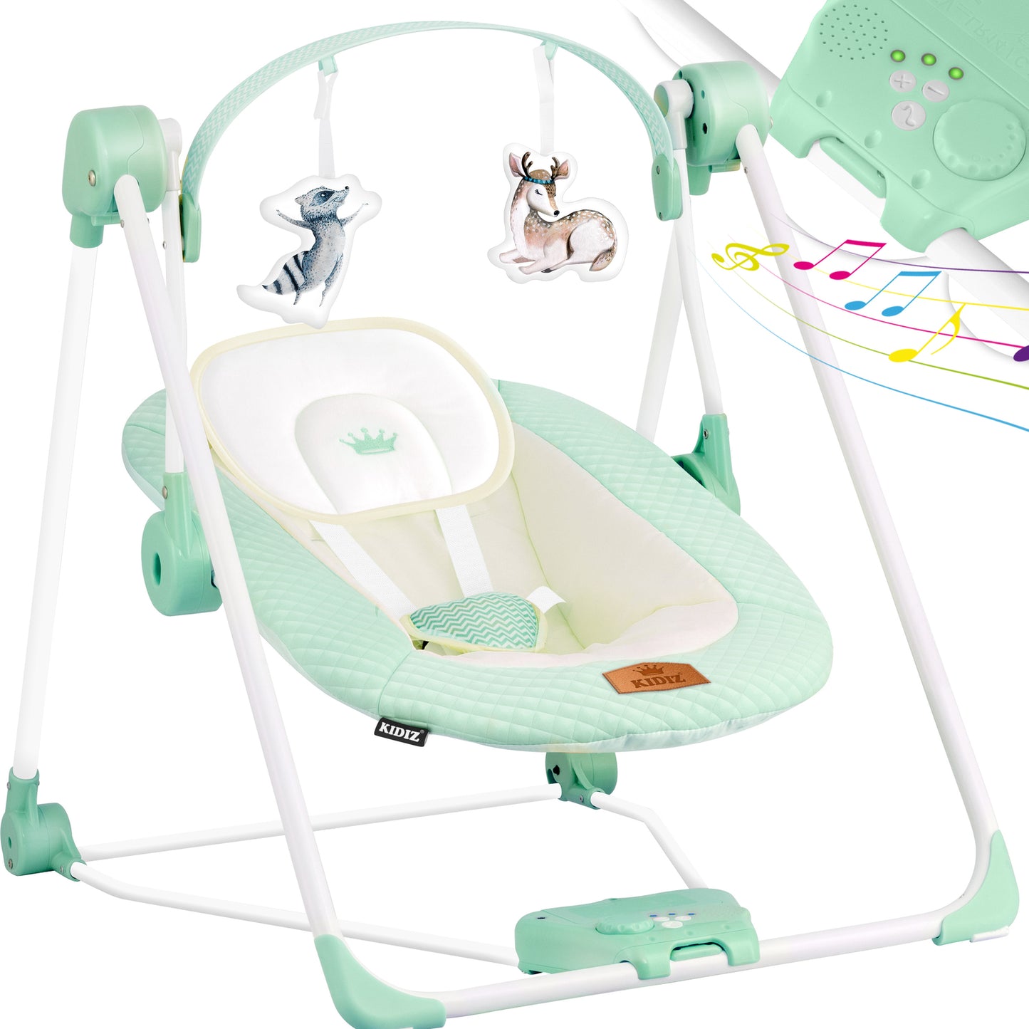 KIDIZ® Babywippe Schaukelwippe Babyschaukel Spielbogen Babywiege Liege Wippe
