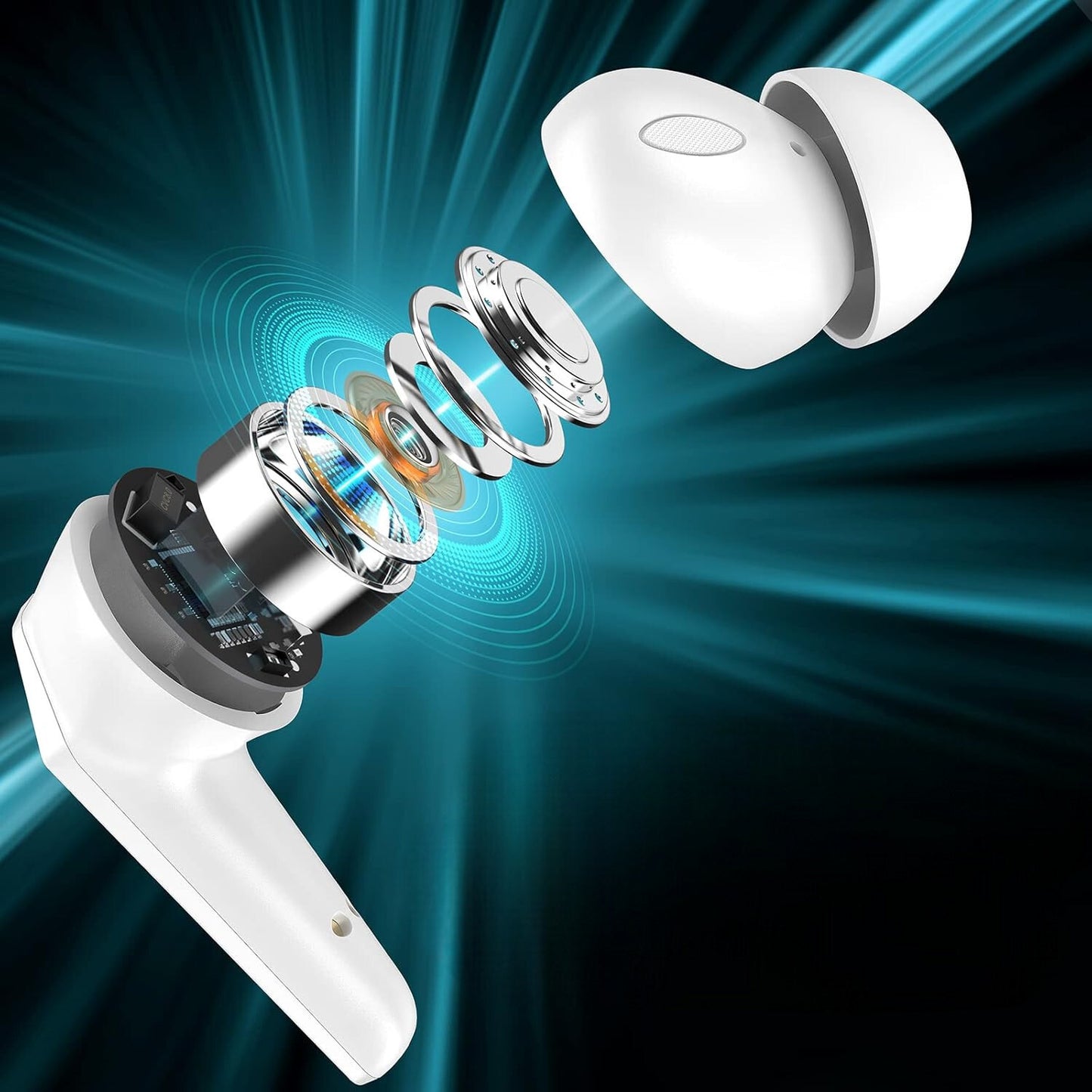 Bluetooth Headset in Ear Kopfhörer Bass Hörer Kabellos Für Iphone Samsung Handy