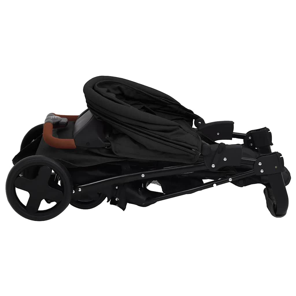 3-In-1 Kinderwagen Anthrazit Stahl