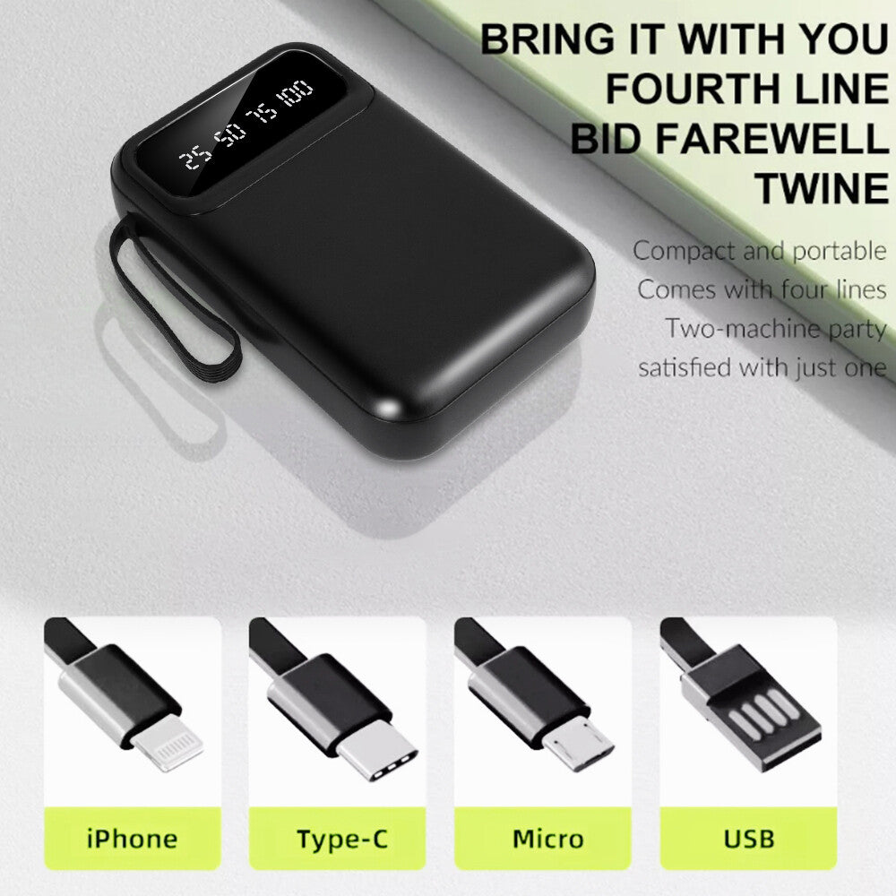 900000Mah Powerbank Externer Batterie Ladegerät Zusatzakku 4 USB Für Alle Handy