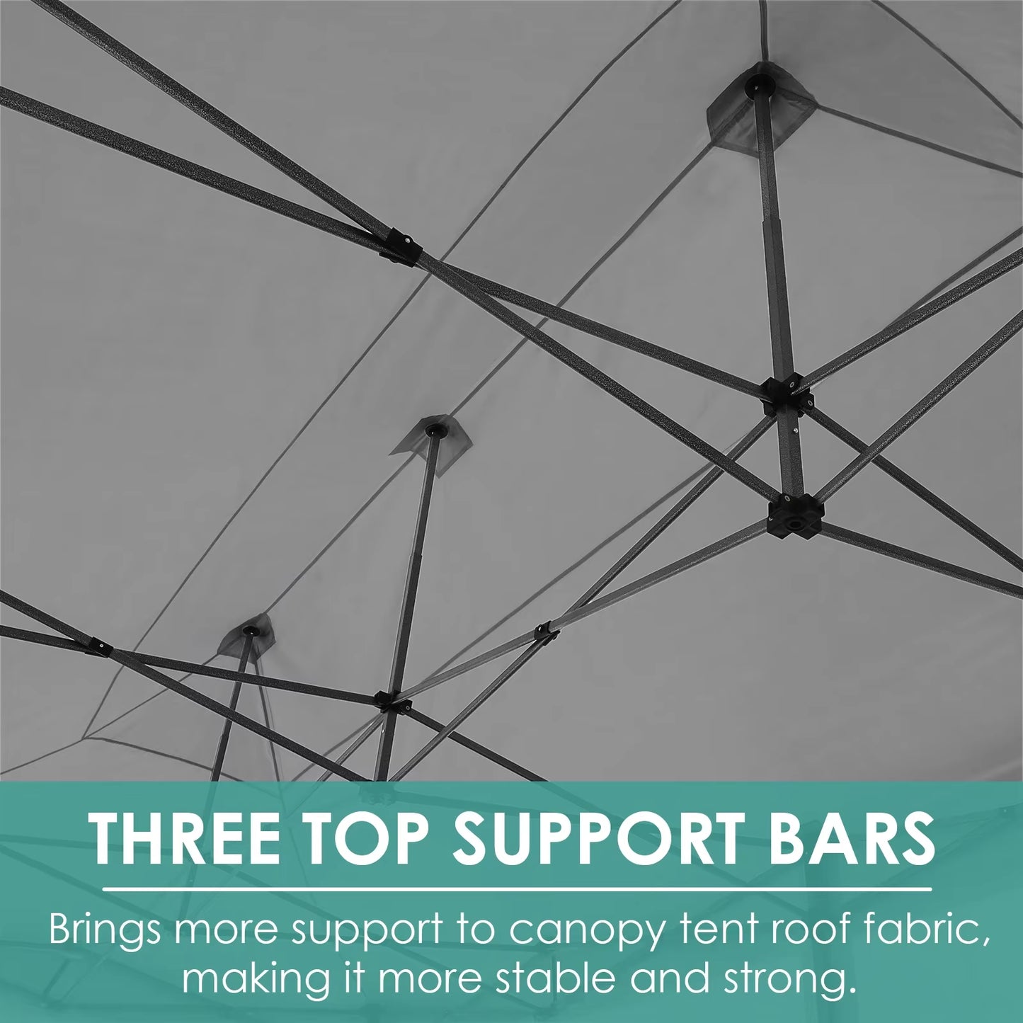 Pavilion Popup Gazebo 3X6M Waterproof Folding Gazebo Tent Party Tent with 6 Side Panels UV 50+ Height Adjustable 2-3M