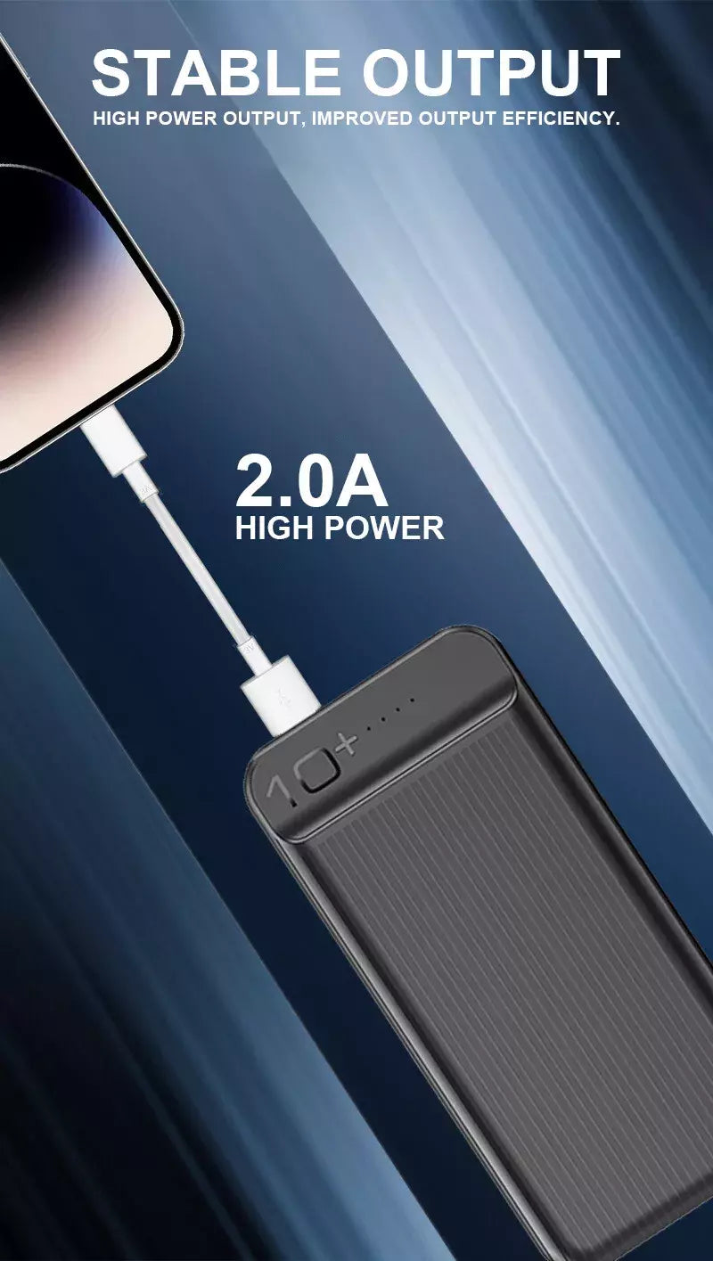 10000Mah Powerbank Externer Batterie Ladegerät Zusatzakku 2USB Für Alle Handy DE