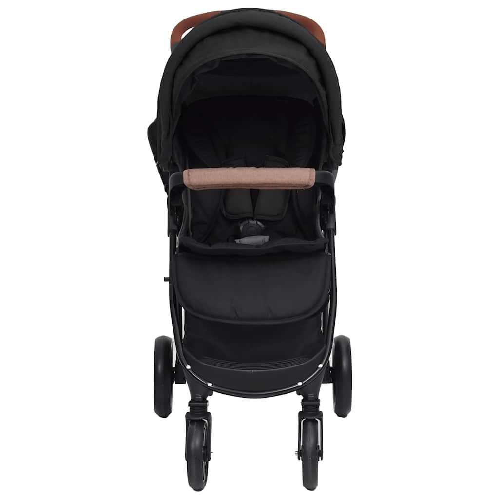 3-In-1 Kinderwagen Anthrazit Stahl