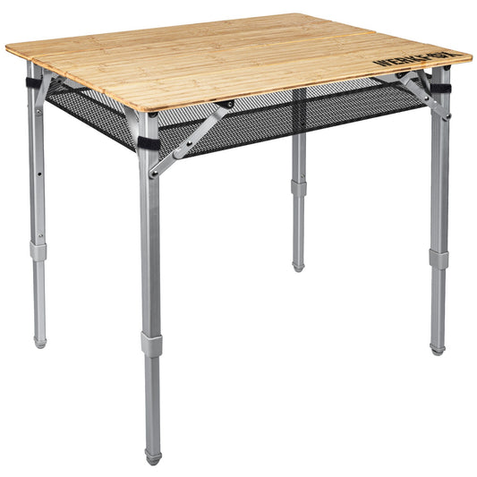 Klappbarer Bambus Campingtisch Klapptisch Markttisch Gartentisch Outdoor M - XXL