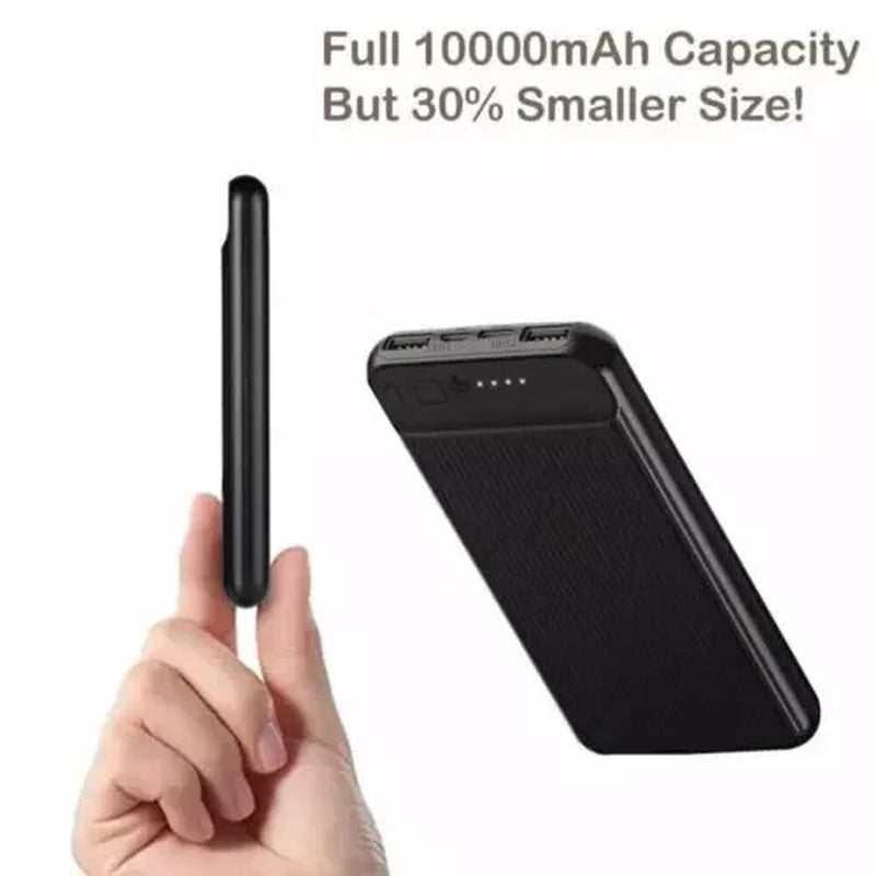10000Mah Powerbank Externer Batterie Ladegerät Zusatzakku 2USB Für Alle Handy DE
