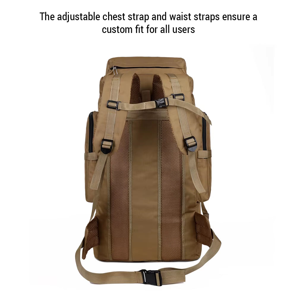Hiking Bag Large Capacity Hiking Backpack Outdoor Camping Rucksack Trekking Backpack Climbing Backpack