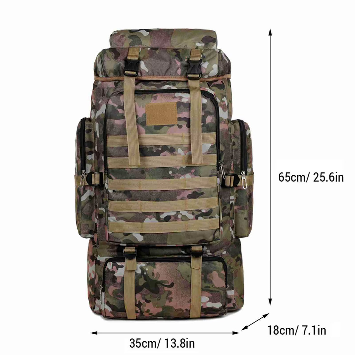 Hiking Bag Large Capacity Hiking Backpack Outdoor Camping Rucksack Trekking Backpack Climbing Backpack
