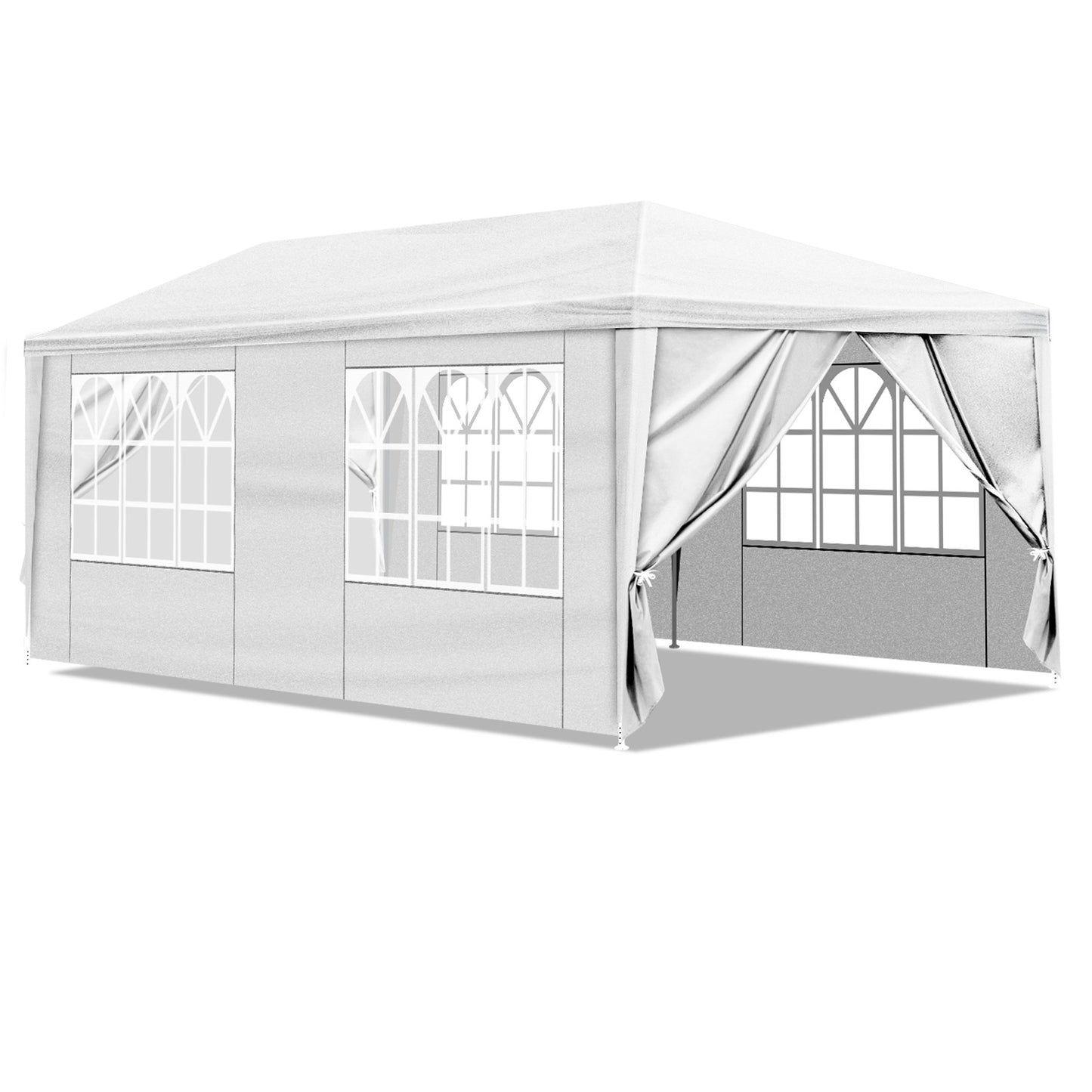 3X6M Gartenpavillon Partyzelt Bierzelt Gartenzelt Pavillon Campingzelt UV Schutz