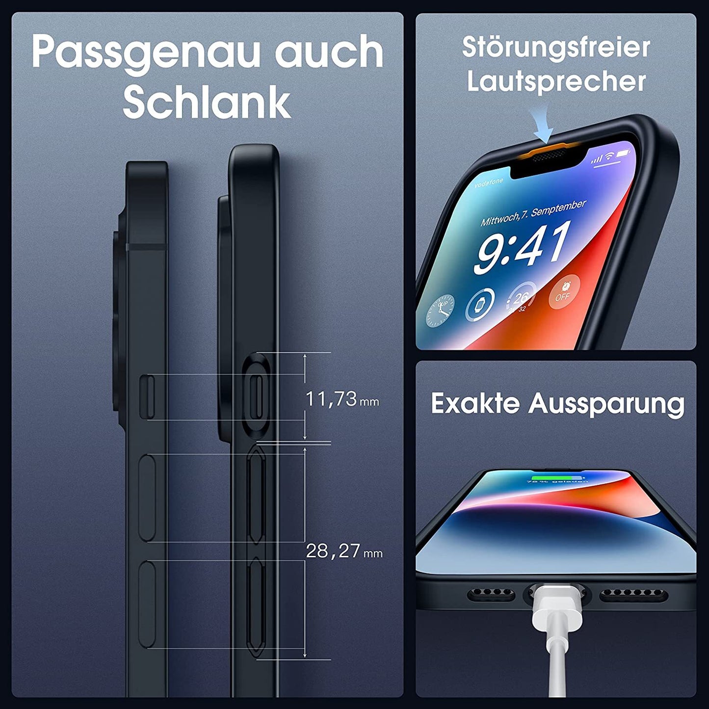 Hülle Für Iphone 15 14 13 12 11 Pro Max TPU Handy Case Display Kamera Schutz