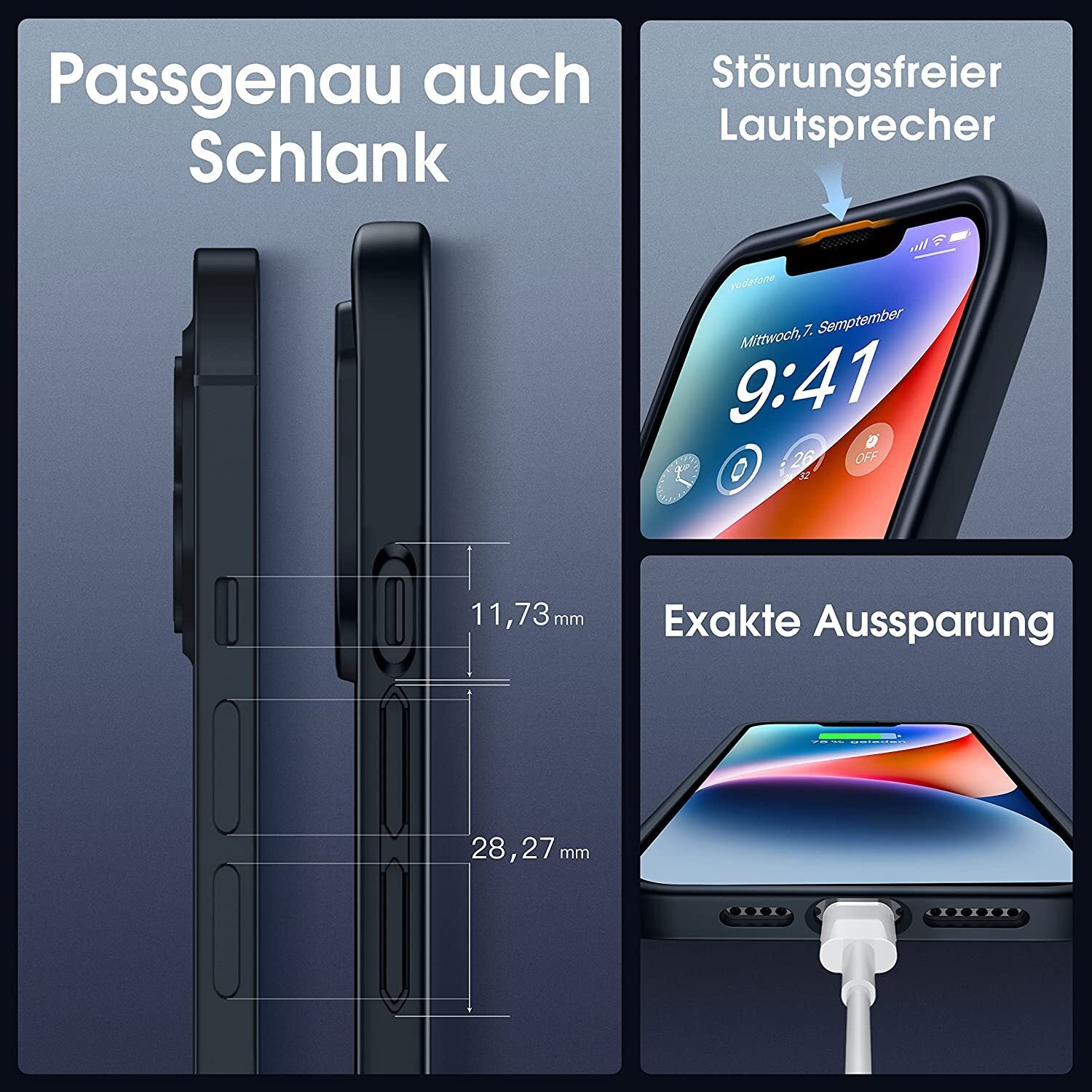 Hülle Für Iphone 15 14 13 12 11 Pro Max TPU Handy Case Display Kamera Schutz