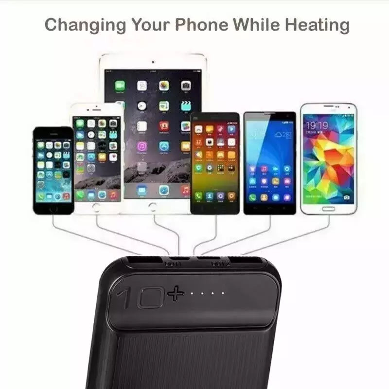 10000Mah Powerbank Externer Batterie Ladegerät Zusatzakku 2USB Für Alle Handy DE